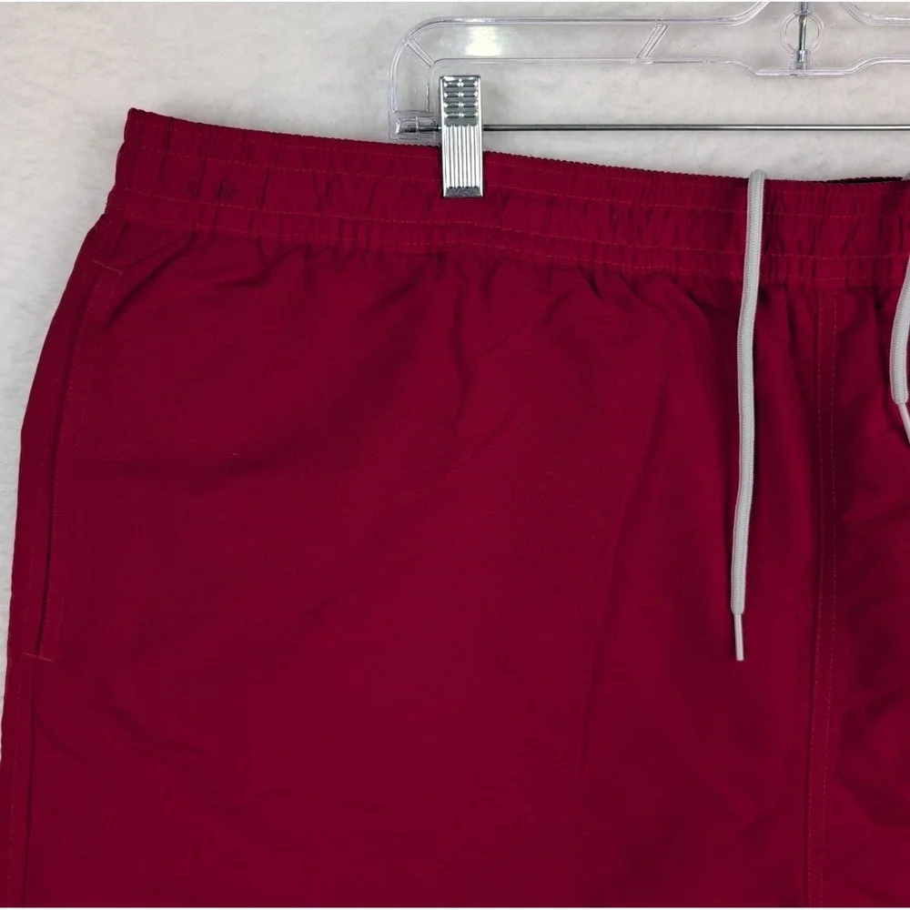 Polo Ralph Lauren Swim Trunks Men's 5XB Red Shorts Lined Pockets